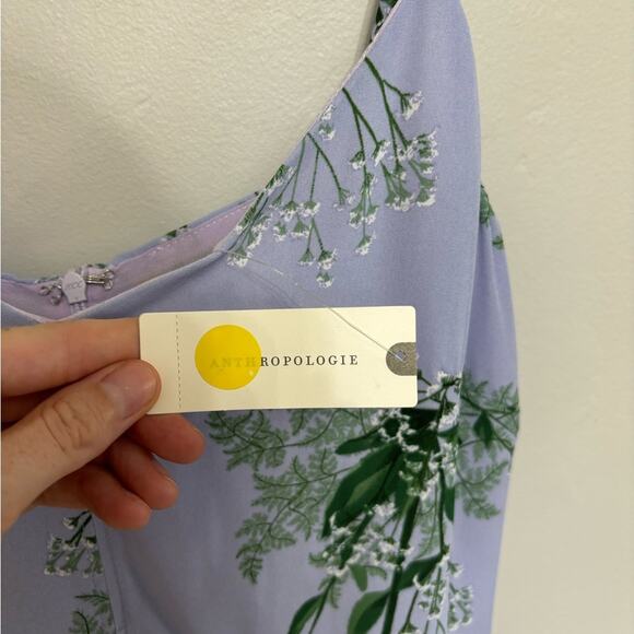 NET Larke x Anthropologie Lilac Purple Swing Mini Dress - Size M - Picture 5 of 7